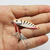 Señuelo de Pesca Metálico en Stock, 7g 10g 15g 20g, para Pesca en Mar, Pesca en Hielo, Pesca con Mosca, Cebo Duro de Metal para Pescar Bacalao y Carpa