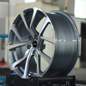 Jantes forgées HTOR personnalisées 19x8.0J 20x8.5J 5x108 grises usinées à rayons directionnels en spirale pour DS9 <span class=keywords><strong>DS7</strong></span> 408X 508 - Product Image 3
