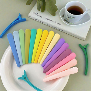 Coréenne douce fille Macaron couleur givré bec de canard <span class=keywords><strong>pince</strong></span> femme couleur unie côté Bang <span class=keywords><strong>pince</strong></span> femmes Offre Spéciale mode Simple épingle <span class=keywords><strong>à</strong></span> cheveux - Product Image 1