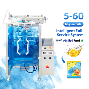 เครื่องบรรจุภัณฑ์แบบ VFFS สำหรับเครื่องดื่มเย็นและน้ำเข้มข้น: การบรรจุที่มีความแม่นยำสูงสำหรับของเหลวข้นหนืด ผลิตจากสแตนเลส 316L - Product Image 1