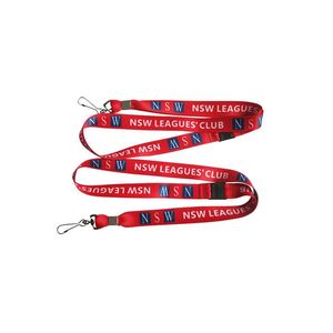 Personalized Design Satin Woven Breakaway Sublimation <b>Keychain</b> Lanyards with Logo <b>Custom</b> Polyester Lanyard - Product Image 1