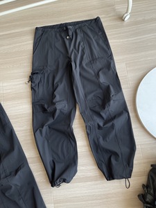 Spot para paracaidista <span class=keywords><strong>Pantalones</strong></span> Cargo <span class=keywords><strong>Pantalones</strong></span> anchos Cintura alta Delgado Ligero Secado rápido Cordón Deportes <span class=keywords><strong>Pantalones</strong></span> de verano - Product Image 1