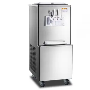 Máquina de rollos de helado de alta capacidad Máquina de helado de bajo ruido Ahorre tiempo y energía Fuerte aislamiento térmico