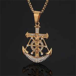 Pendentif Symbole USD Hip Hop 2026 pour Hommes, Plaqué Or 18K, Anti-ternissement, Zircon Sertis, Acier Inoxydable PVD Étanche - Product Image 2