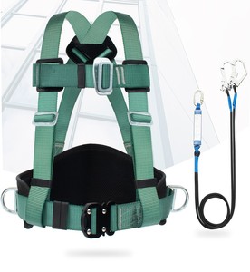 Installation de climatisation, ceinture de sécurité résistante à l'usure pour électricien à trois points, demi-<span class=keywords><strong>corps</strong></span> - Product Image 1