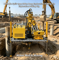 Plataforma de Perforación Portátil de 300m, 58KW, Diésel, para Perforación con Broca de Diamante, para Estudios Geológicos e Ingeniería
