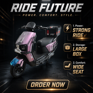 Olbetter Nueva Motocicleta Deportiva de Carreras de 1200W 60v/72v para Adultos con Velocidad de 70km/h - Product Image 2