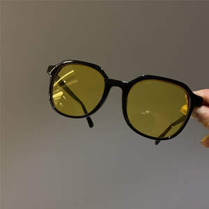 Gafas de Sol Redondas Personalizadas de Gran Tamaño, Modernas y Elegantes, Gafas de Sol de Moda Retro de Lujo para Mujer, Gafas de Sol con Montura Grande - Product Image 4