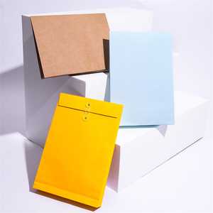 Enveloppes d'expédition en papier kraft extensibles avec logo personnalisé imprimé, pour l'emballage de vêtements, auto-adhésives - Product Image 2