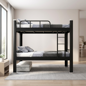 Vente directe d'usine de lits superposés à <span class=keywords><strong>double</strong></span> pont en acier et cadre en métal lits superposés lits superposés pour l'auberge de jeunesse lits superposés à vendre - Product Image 1