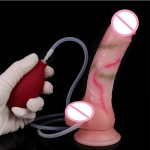 Water Squirting Simulation Penis Silicone Large Glans Dildo Ejaculation <b>Masturbator</b> Female Sex Toys - Product Image 1