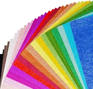 Hot Sale Stock 250gsm Glitter Cardboard Holographic Cardstock