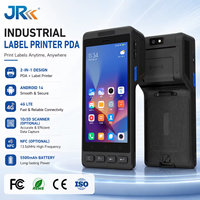 Terminal POS Portátil Android JR YK58D de 5.5 Pulgadas, 4+64G, Impresora de Etiquetas Térmicas, Escáner de Códigos de Barras 2D, Lector NFC