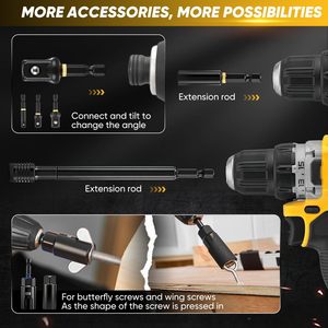 For 80-Piece Magnetic Impact Nut <b>Driver</b> <b>Set</b> Metric Bits Socket Adapters Bit Holder Wing Universal Sockets Quick Saker 80-Piece M - Product Image 4
