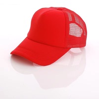 Gorra de béisbol de malla lisa para adultos, a la moda, DIY, para deportes casuales de verano al aire libre, gorra en blanco para sublimación para exteriores