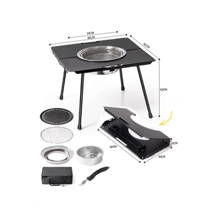 Table IGT pliable en aluminium légère et portable pour barbecue, pique-nique, camping, cuisine, plage, jardin, randonnée et voyages en extérieur - Product Image 1