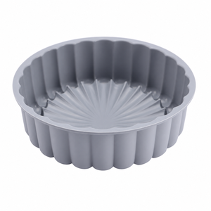 <span class=keywords><strong>Molde</strong></span> de Silicona Reutilizable de <span class=keywords><strong>20</strong></span> <span class=keywords><strong>cm</strong></span> para Pastel con Forma de Flor, Redondo y Acanalado, para Pasteles, Pan, Postres y Repostería Casera - Product Image 5