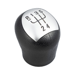 Renault Car Gear <b>Shift</b> <b>Knob</b> 5-Speed Leather Ergonomic Manual Transmission <b>Shift</b> Lever Handle - Product Image 5