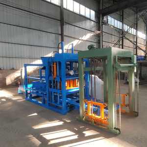 Máquina para Hacer Bloques de Cemento y Hormigón QT4-18/4-15/4-25/5-15, Línea de Producción de Ladrillos Automática - Product Image 1