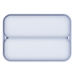 Molde de silicona sostenible de 2 compartimentos para pasteles y helados, rectangular, con tapa, apto para horno, para el hogar y la cocina. - Product Image 5