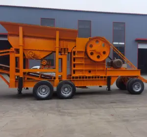 Mobile Type Clay Brick Rock Stone Hammer Crusher Machine For Sale