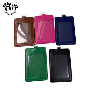 Lanière étanche personnalisée porte-cartes en plastique <span class=keywords><strong>souple</strong></span> badge nominatif <span class=keywords><strong>pvc</strong></span> porte-cartes pour lanière de cou en polyester - Product Image 4