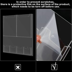 Étagère à <span class=keywords><strong>journaux</strong></span> personnalisée Porte-brochures Lucite présentoirs muraux en acrylique Présentoir de magazines Porte-brochures en acrylique <span class=keywords><strong>Support</strong></span> <span class=keywords><strong>mural</strong></span> - Product Image 6