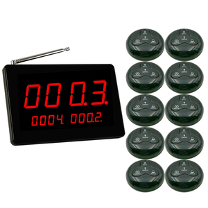Çin profesyonel kablosuz restoran Buzzer konuk masa çağrı düğmesi çağrı garson çağrı alıcı Beeper servis çağrı sistemi - Product Image 1