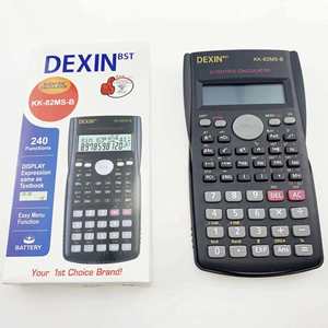 Calculatrice scientifique DEXIN pour examens scolaires, 12 chiffres, 240 fonctions, pour étudiants, piles AAA, plastique, mathématiques avancées, noire - Product Image 6