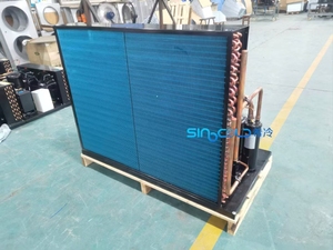 وحدة ضاغط حلزوني إنفوتيك YM182E7G-100 بقوة 10 حصان، نوع مفتوح، وحدة تكثيف مبردة بالهواء، غاز R404A، 3/220/60 للغرف الباردة - Product Image 4
