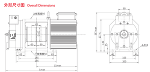 Moteur d'ascenseur 320~450KG Machine de traction sans glaçons 0.3~1.0m/s Machine de traction d'ascenseur <span class=keywords><strong>Faxi</strong></span> - Product Image 3