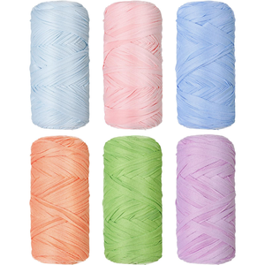 Fil à T-shirt en Polyester Grande Bobine 200g Haute Élasticité pour Crochet et Sacs – Vente en Gros - Product Image 2