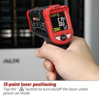 TA601A TA601B TA601C Digital Infrared Thermometer Plastic Laser Positioning Temperature Meter LCD Light Alarm Non-Contact