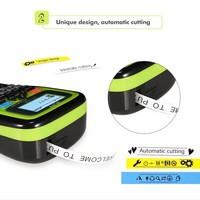 Imprimante mobile PUTY PT-100E, étiqueteuse de haute qualité, imprimante d'étiquettes thermiques portable, imprimante d'étiquettes de codes-barres, fournitures