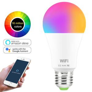 Antorcha de aluminio + Pc Rgbw Compatible E27 7W 9W 12W la luz de Led Wifi bombilla inteligente con <span class=keywords><strong>Alexa.</strong></span> - Product Image 1