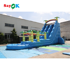 Trẻ Em Thương Mại Inflatable Lớp Trượt Nước Với Hồ Bơi Khổng Lồ Sân Sau Inflatable Khô Slide Cho Trẻ Em - Product Image 2