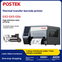 POSTEK Printer Label GX seri 203Dpi/300Dpi/600Dpi semi-industri Printer Label Transfer termal