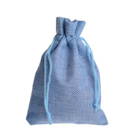 Sac en toile de Jute avec Logo personnalisé pour homme et femme, pochette en toile de Jute marron pour café, cadeau de noël, cordon de serrage