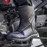 Bottes de moto Duhan, absorption des chocs, anti-chute, résistantes à l'usure, tout-terrain, unisexes, accessoires de moto