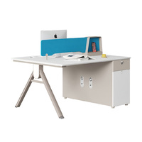 Moderne Büro-Arbeitskabine Arbeitsplatz Computer-Schreibtisch Mitarbeiter-Sitzplatz Trennwand Luxuriöses Chefschreibtisch-Möbelset Großhandel