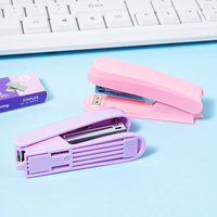 Pastellfarbener Mini-Heftapparat in 3 Sortierten Farben Kreatives Niedliches Kleines Heftgerät