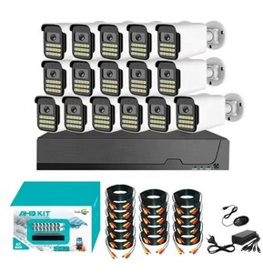 Kits <span class=keywords><strong>de</strong></span> caméra CCTV DVR 16CH 2MP 5MP 8MP 4K haute résolution, vision nocturne couleur, avec câble BNC, système <span class=keywords><strong>complet</strong></span> <span class=keywords><strong>de</strong></span> caméra AHD - Product Image 1