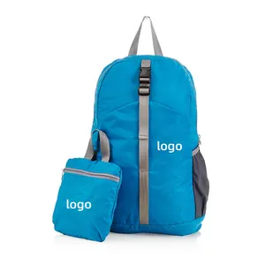 Custom unisex youth Knapsack Lightweight Foldable Trekking rucksack Waterproof Backpack Cycling bag Outdoor sports Hiking bag