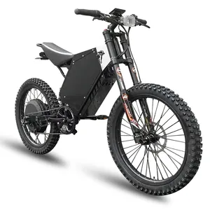 Yüksek hız 120 km/h yağ lastik Stealth bombacı elektrikli bisiklet kar Ebike 6000w 8000w elektrikli dağ bisikleti