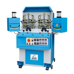 LB-515 Toe moulding machine Double acting shoe head setting machine hot mold steam hot press radian for pull-up leather shoes