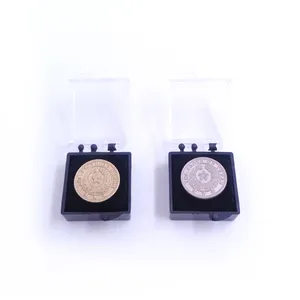 Coletor de moedas personalizado, atacado, penny lucky coin com embalagem de moedas
