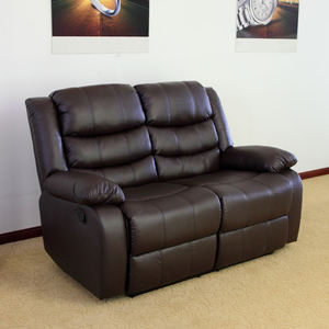 Canapé-lit carré 2 <span class=keywords><strong>places</strong></span> personnalisé en cuir PU <span class=keywords><strong>noir</strong></span> avec fonction massage et structure gonflable pour salon moderne - Product Image 3