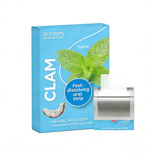 Tiras Orales de Ashwagandha Natural OEM/ODM para Adultos - Suplemento Dietético Vegano Bajo en Azúcar para Mejorar la Función Cognitiva y la Memoria - Product Image 1