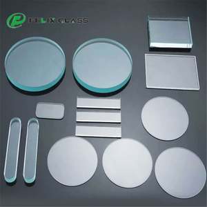 Panneau en verre borosilicate trempé sur mesure avec rectification des bords par CNC - Product Image 1