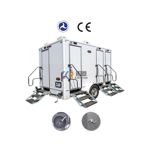 2025 Portable Trailer Toilet Portable Restroom Portaloo Porta Potty Portable Toilet With <b>Wheels</b> China Movable Luxury - Product Image 3